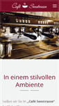 Mobile Screenshot of cafe-seestrasse.de